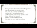 Fleetwood Mac - The World's in a Tangle Lyrics