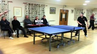 preview picture of video 'Wolds TT Triples Tournament Nigel (Stiga) v Chris (Butterfly) 14 January 2014'