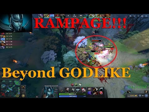 Dota 2 - Phantom Assassin Beyond GODLIKE + RAMPAGE !!!!