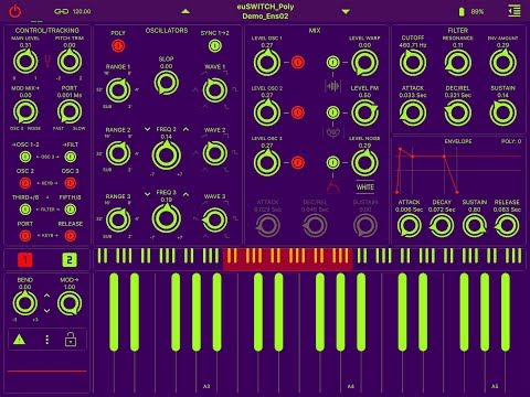 MOOD Synthesizer by apeSoft Demo for the iPad NOW AVAILABLE