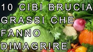 10 cibi brucia grassi che fanno dimagrire | FoodVlogger