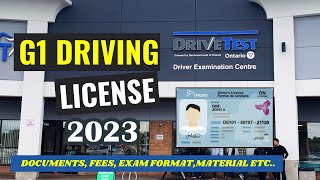 G1 Test Ontario 2023 | Documents, Fees, Test Center, DL Extract, MCQs, Passing Score, Skip G2 Exam |