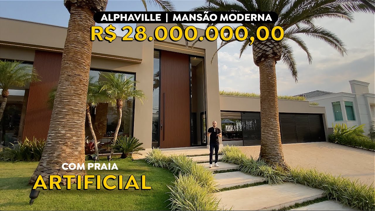 ALPHAVILLE 2 | MANSÃO COM PRAIA ARTIFICIAL - ALPHAVILLE - SP