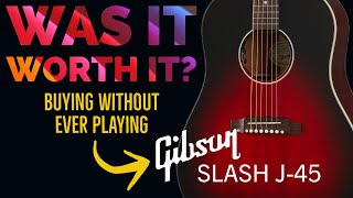 Video thumbnail for Gibson Slash J-45 Vermillion Burst | No Talking by The Immigrants