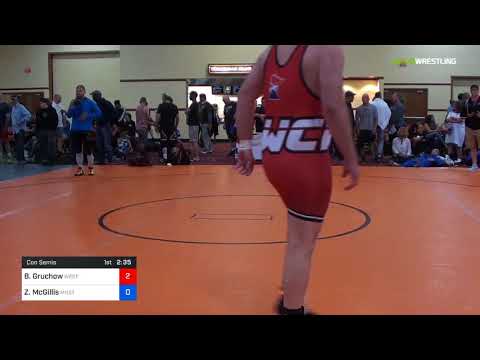 2018 Marine Corps US Open/Masters B Greco Roman 100 Con Semis - Brandon Gruchow (West) Vs. Zachary