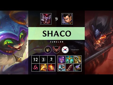 Shaco Jungle vs Xin Zhao - KR Grandmaster Patch 25.16