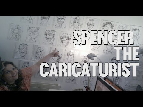 Spencer The Caricaturist Video