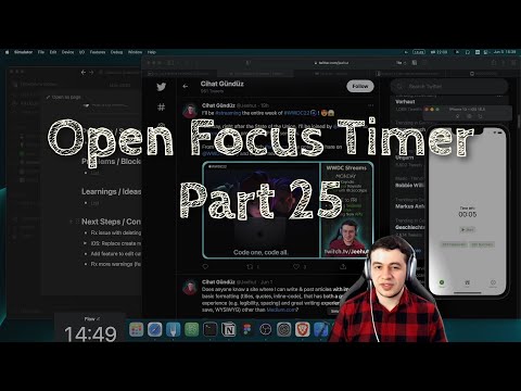 [iOS Dev] Open Focus Timer, pt. 25 | SwiftUI Mobile App Development thumbnail