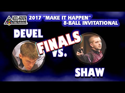 8-BALL: Corey DEUEL vs Jayson SHAW - 2017 MAKE IT HAPPEN 8-BALL INVITATIONAL FINALS