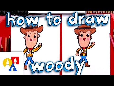 How to draw cartoon woody from toy story