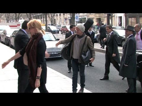 Sting and his wife Trudie Styler in Paris