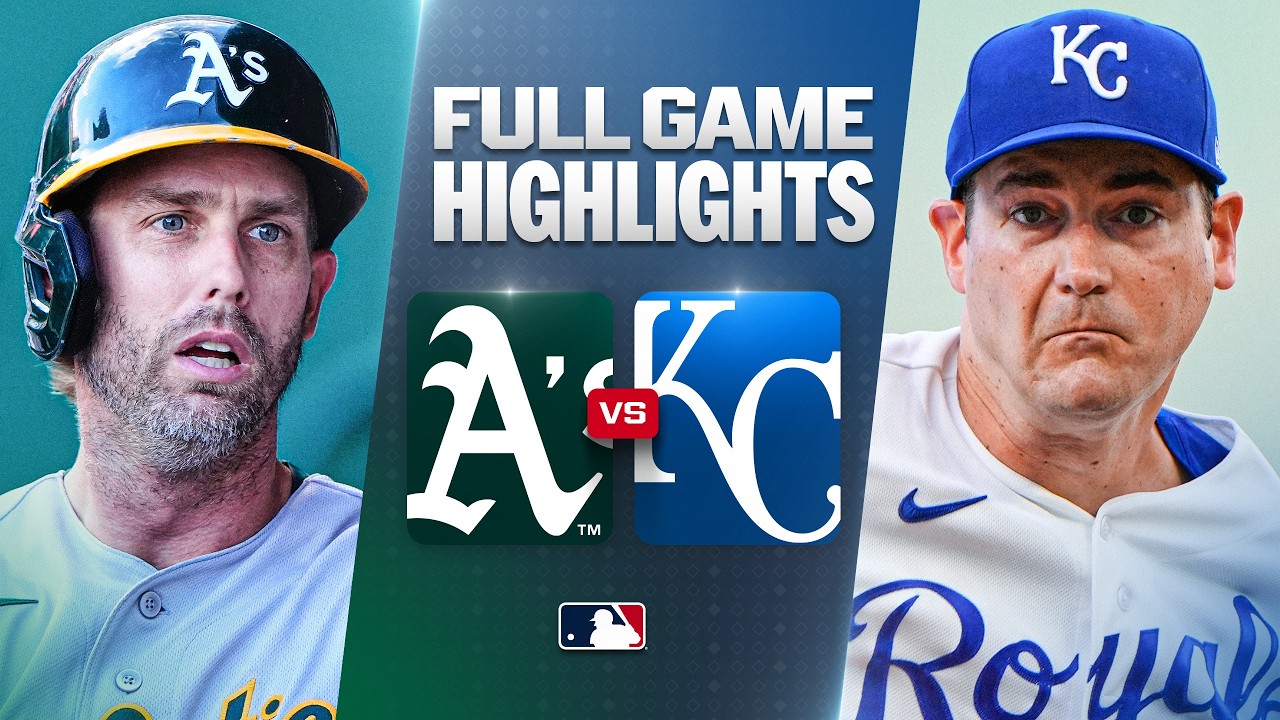 8월20일 오클랜드 캔자스시티 MLB 하이라이트