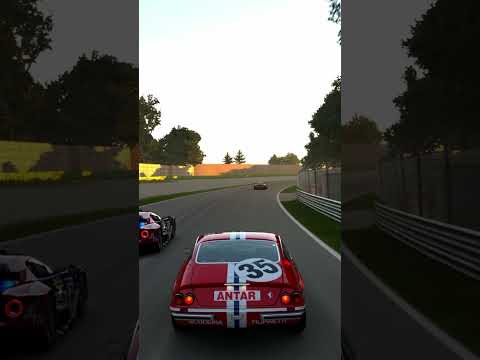 Thumbnail for Ferrari 365 GTB4 '71 Overtakes Ford GT On Curva Grande | Gran Turismo 7 | Max Tune Review | Monza by Ferrari 365
