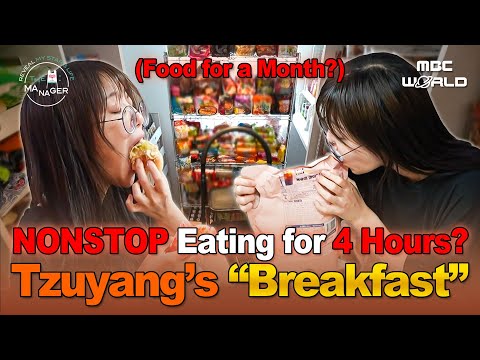 [Sub] Burgers, Hot Pot, Bibimbap, Ramen & 2L Drink for Breakfast! Is Tzuyang Okay? #Tzuyang #Mukbang