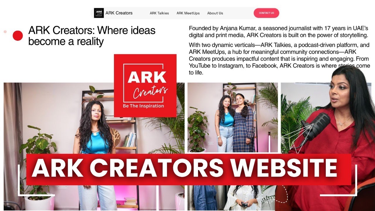 Introducing ARK Creators Website – Where Every Story Finds Its Voice!