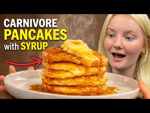Die einfachsten Fleischfresser-Pfannkuchen aller Zeiten (mit köstlichem Sirup)