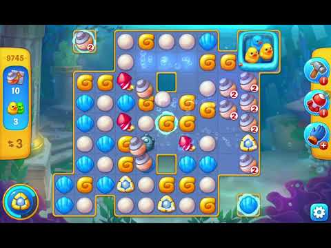 Fishdom Easy Level 9745 ( with ingame lightning booster) @choraelmin