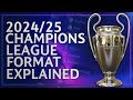 The New Champions League Format EXPLAINED