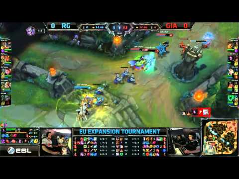 GIA vs RG   Game 1   EU Expansion Tournament, Decider Match   Giants vs Reason Gaming VOD