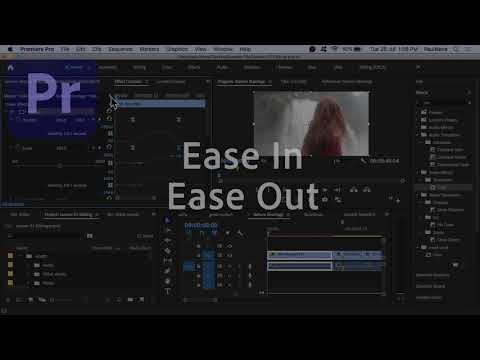 How to Add Ease in and Ease Out in Premiere Pro CC 2020 Video