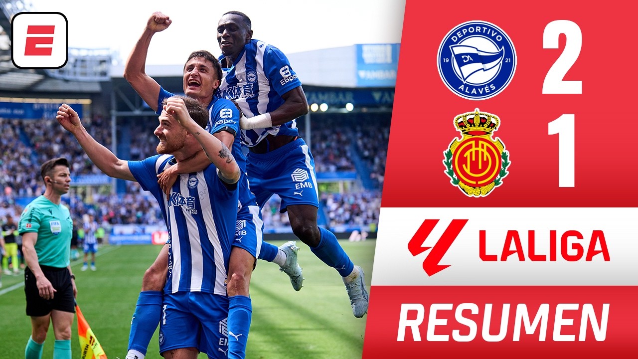 ALAVÉS consiguió VICTORIA DE ORO vs MALLORCA y sale del descenso. DOBLETE de Toni Martínez | La Liga