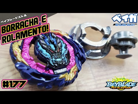 Testando combo 177 - VANISH BAHAMUT .Tp.Br-10 vs 3 combos - Beyblade Burst