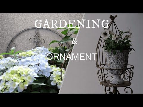 小さなバルコニーのレイアウトみすぼらしいシックな屋外装飾