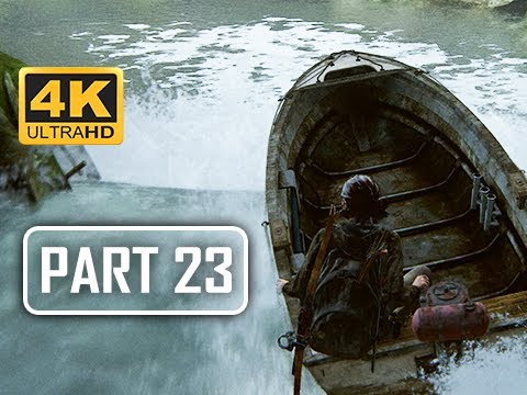 The Last of Us Part 2 Walkthrough Part 23 - Boat (4K PS4 PRO Gameplay)