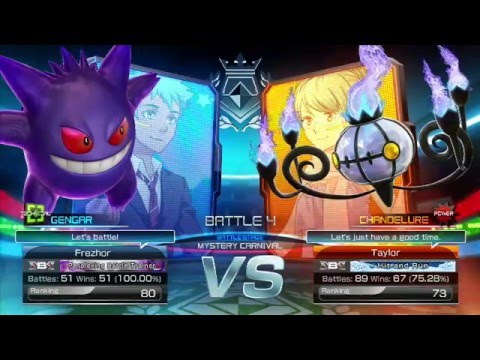Pokkén Tournament (Frezhor) Gengar vs Chandelure Taylor) Ferrum League Red 95 Pokemon Nintendo WiiU