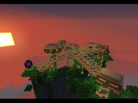 EPIC Tree House Build in Minecraft!