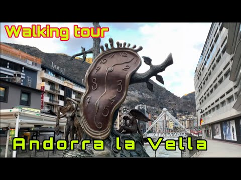 ONE DAY WALKING TOUR IN ANDORRA SMALL COUNTRY IN EUROPE