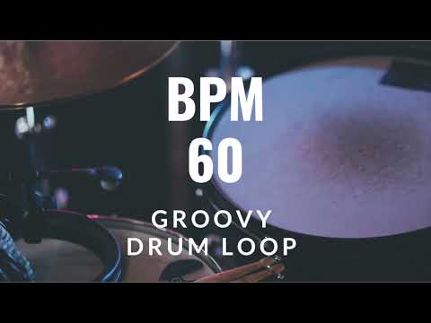Groovy DRUM LOOP - 60 BPM | 드럼비트