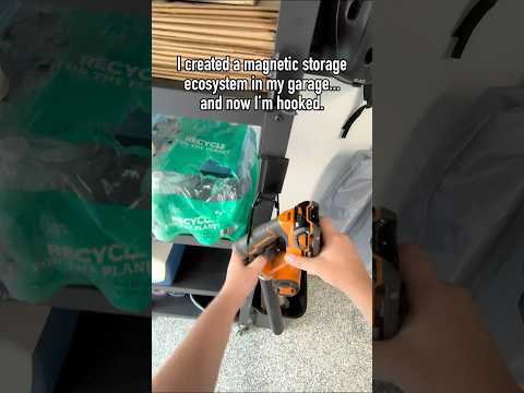 Video: Gator Magnetics Garage Wall Storage for Leaf Blowers, Drills & Cleaning Tools video thumbnail
