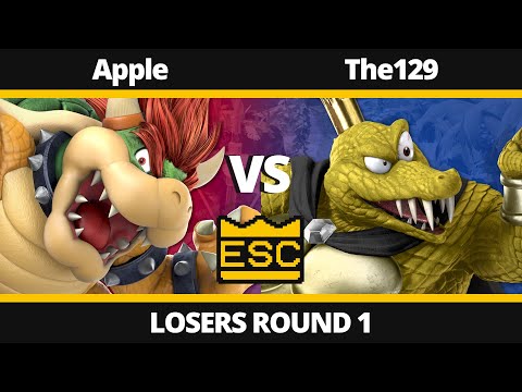 ESC 18 Losers Round 1 - Apple (Bowser) Vs. The129 (King K. Rool) - SSBU Local Tournament