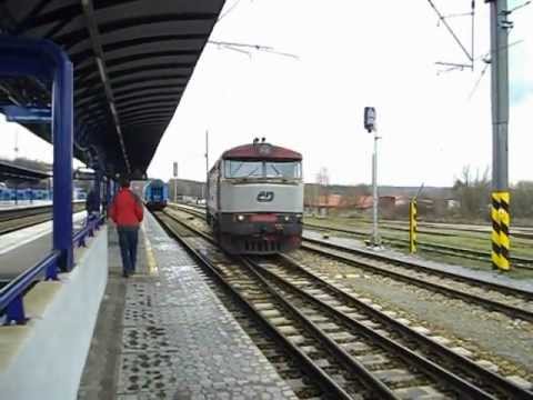 Bardotka 749.107, při posunu od Os 9063, Čerčany, 7. 4. 2012