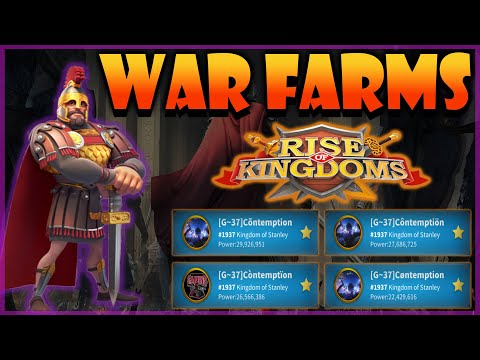 War Farms For Season of Conquest KvK's - Prepare for Battle!