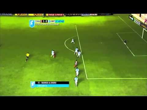Gol de Aliendro. Chacarita 3 vs. Unión (MDP) 0. Fecha 2. B Nacional 2015. FPT