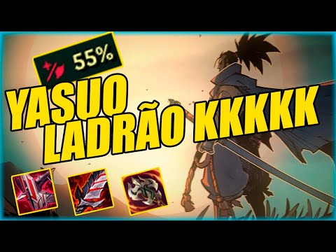 Yasuo Full Roubo de Vida fdskkkkkkkkk - Yasuo vs Kai'Sa - League of Legends