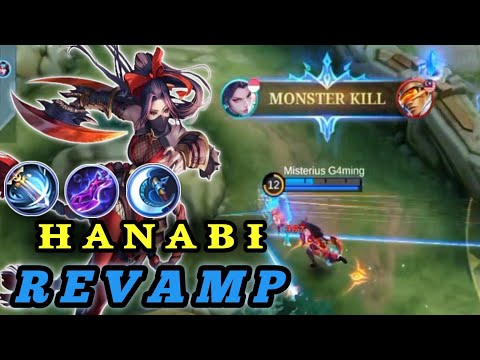 New revamp Hanabi marksman skil power & styles - Mobile Legends Bang-bang