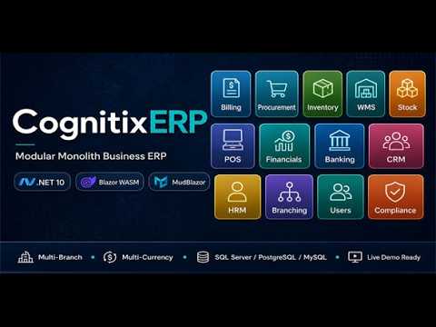 CognitixERP local installation walkthrough video thumbnail