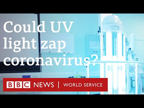 Coronavirus: How UV-C light is being used to kill germs - BBC World Service