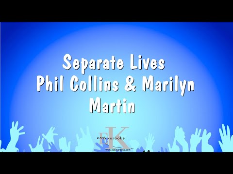 Separate Lives - Phil Collins & Marilyn Martin (Karaoke Version)