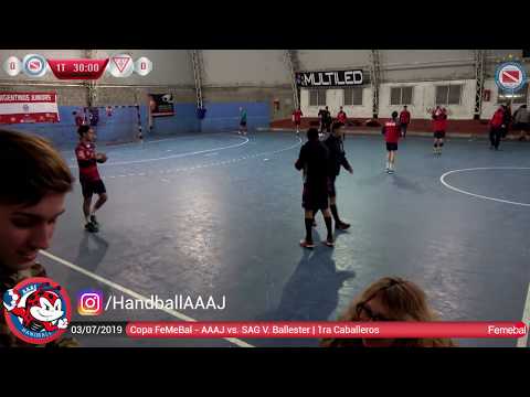 Handball Masculino (primera) 03/07/2019 - AAAJ vs. SAG V. Ballester (VIVO)