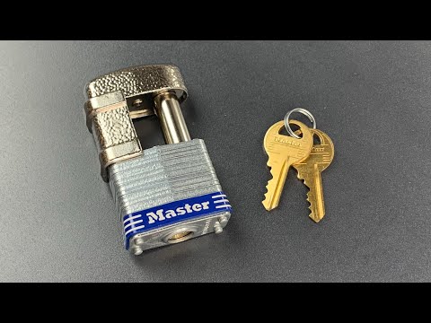 [918]帶罩掛鎖主鎖(37型) ([918] Master Lock Shrouded Padlock Picked (Model 37))
