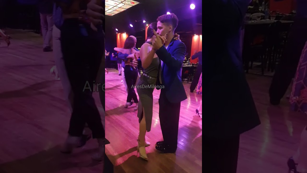 Pasos baile de tango en pista. Milongueando 2 Martin Chili #shorts