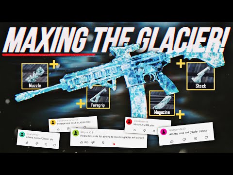 FINALLY, ATHENA UPGRADED HIS GLACIER M4😱 - “MAX LEVEL OF GLACIER M4 GAMEPLAY!”