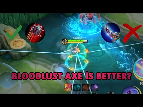 BLOODLUST AXE IS BETTER THAN BLADE OF HEPTASEAS❓ | FANNY GAMEPLAY | MLBB