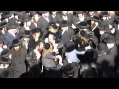 satmar rebbe in meron 2013