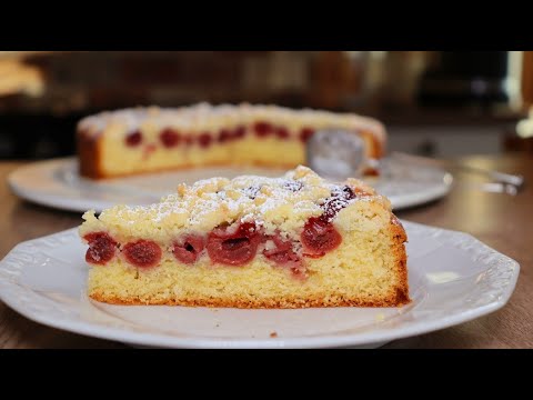 Kirsch-Streusel-Kuchen - saftig und schnell gemacht 🍒