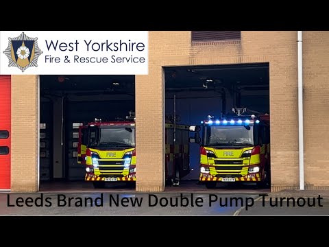 [BRAND NEW / DOUBLE] Leeds Double Pump Turnout | West Yorkshire Fire & Rescue Service